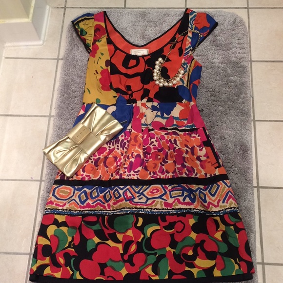 Anthropologie Dresses & Skirts - ANTHROPOLOGIE Colorful Dress Size 2
